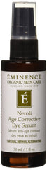 Eminence Neroli Age Corrective Eye Serum bottle close-up highlighting hydrating, nourishing formula.