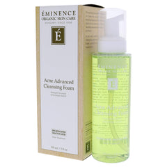 Eminence oil-balancing cleansing action image suggesting shine control and clearer pores.