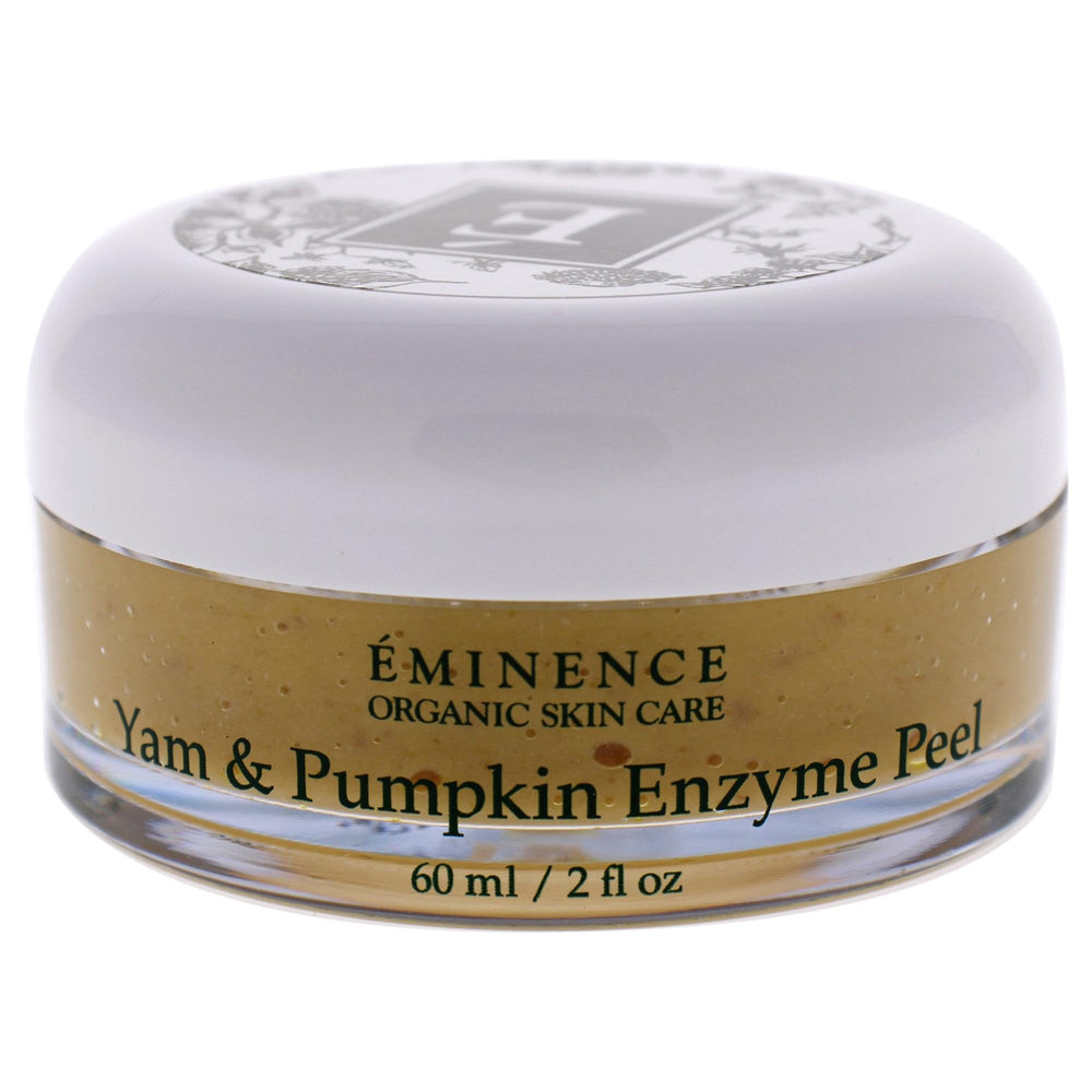 Eminence Yam and Pumpkin Enzyme Peel ingredients close-up showing nourishing enzymes for revitalized texture.