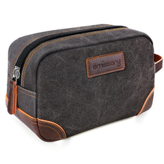emissary toiletry bag canvas body shows durable travel-friendly design for everyday packing