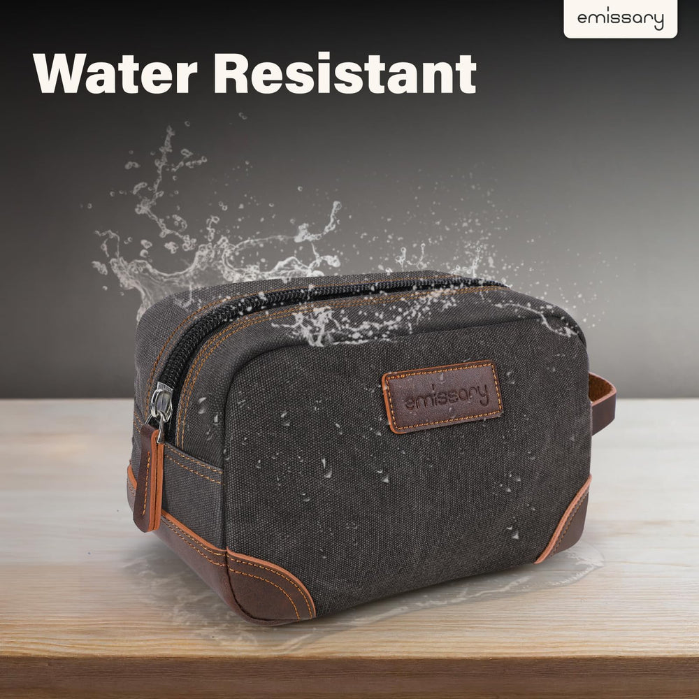 emissary toiletry bag 4-liter capacity fits travel essentials neatly