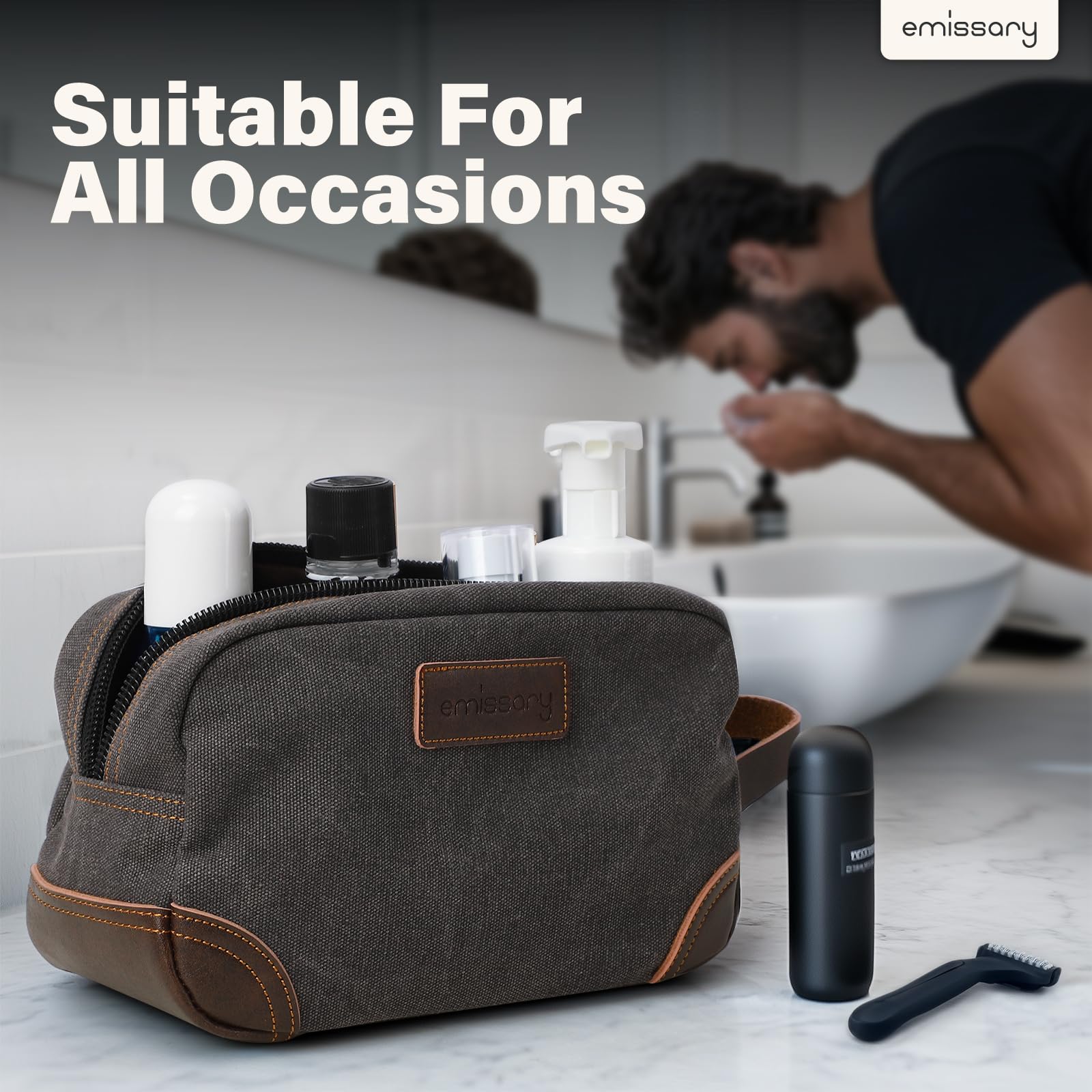emissary toiletry bag carry-on size eases airline packing