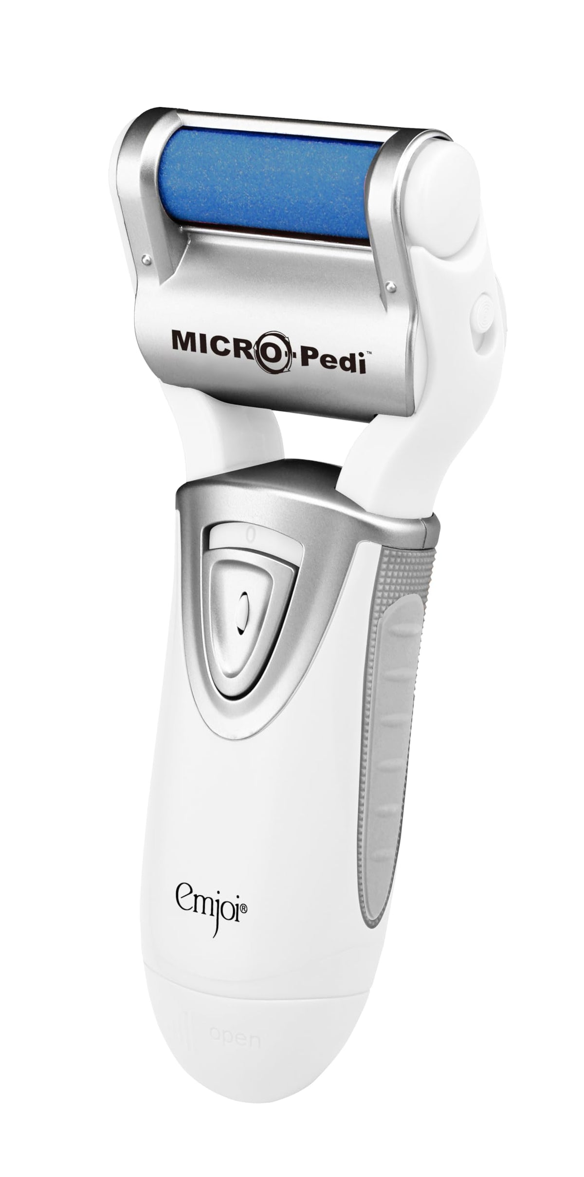 Emjoi Micro-Pedi AP-3RP white roller for at-home foot smoothing and callus care