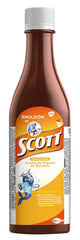 Emulsion de Scott Tradicional 180ml bottle closeup for daily wellness support.