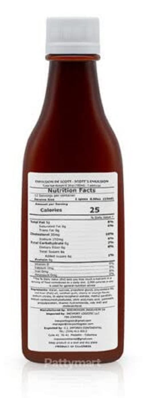 Emulsion de Scott Tradicional serving spoon, convenient daily intake.
