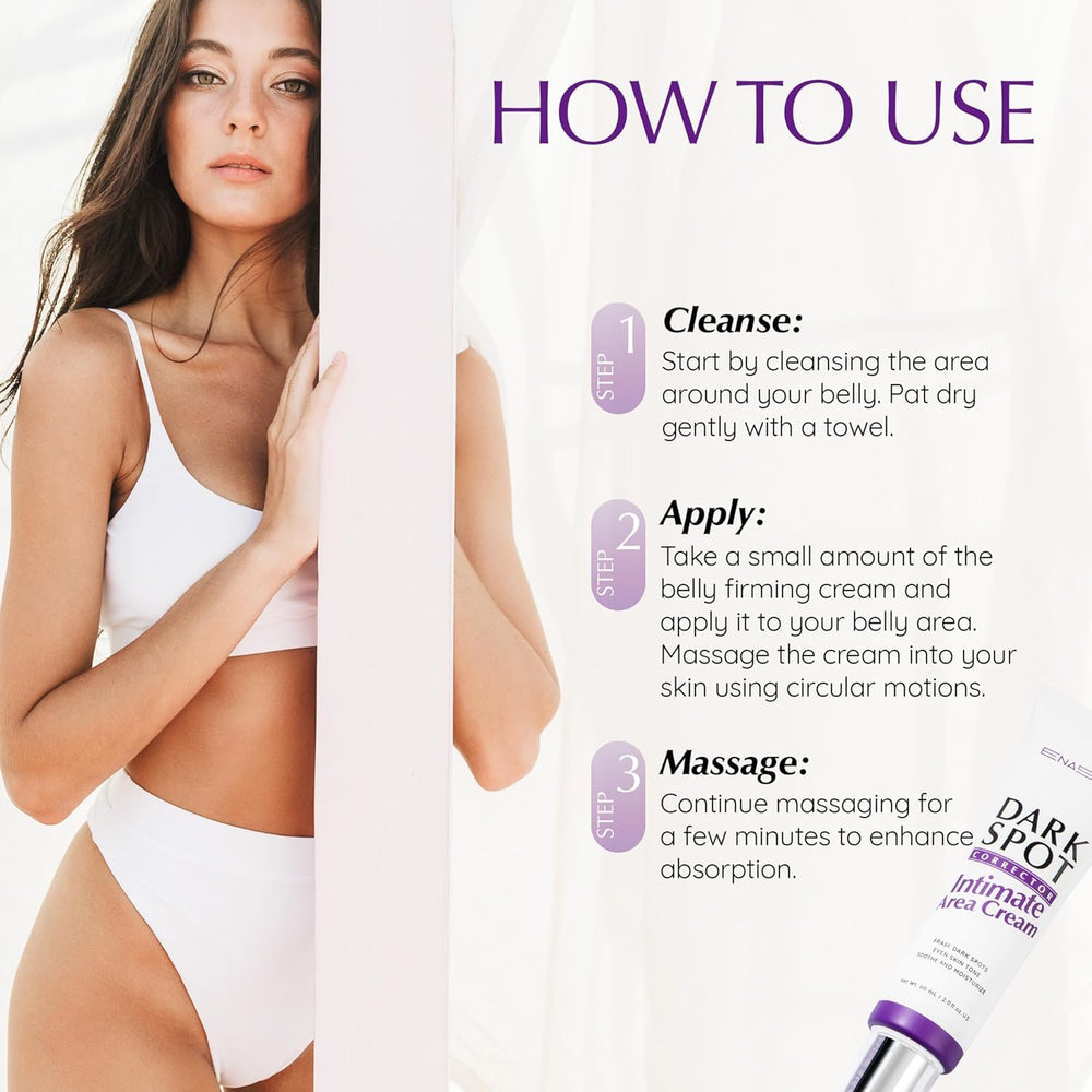 EnaSkin packaging close-up highlighting the plant-based correction formula