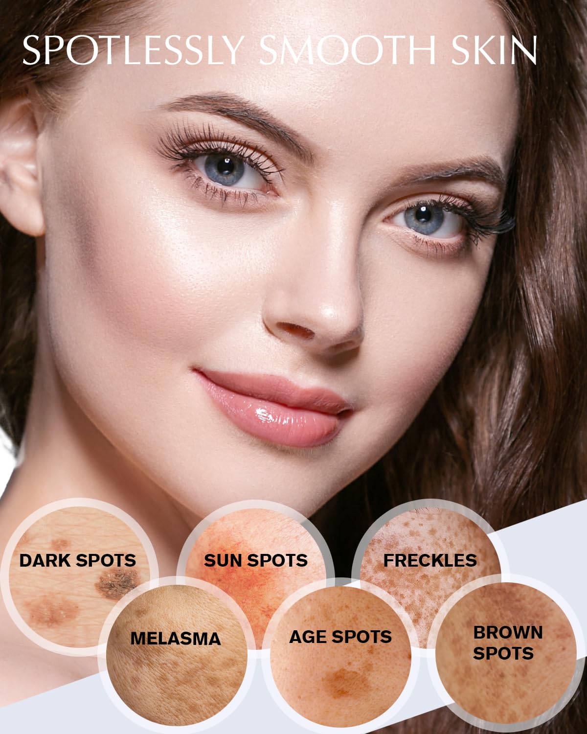 EnaSkin dark spot remover skin texture before after captures smoother skin and reduced discoloration.