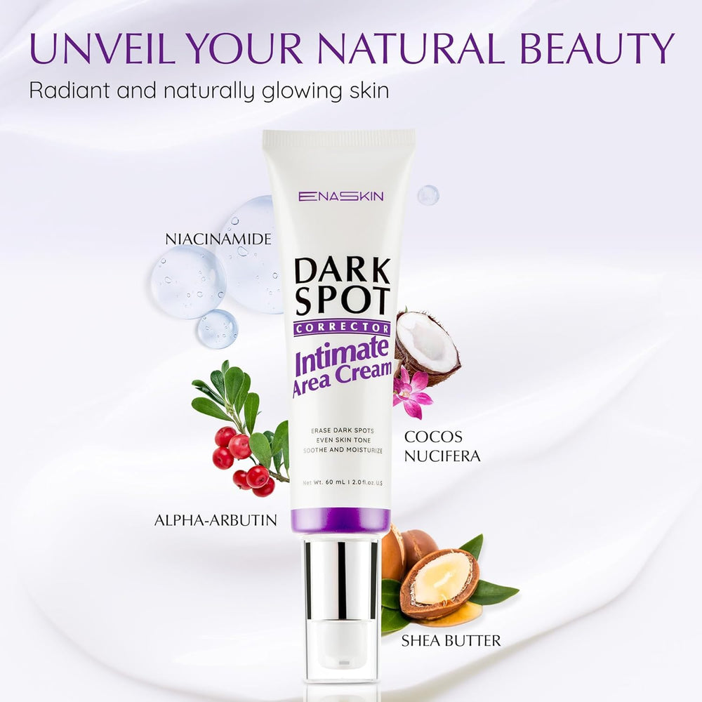 Applying EnaSkin underarm area for reduced discoloration during daily use