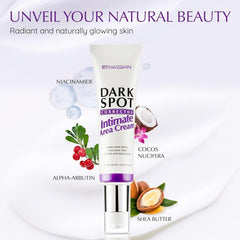 Applying EnaSkin underarm area for reduced discoloration during daily use