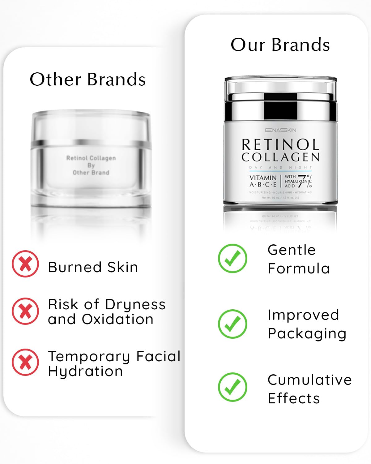 enaskin face neck tightening cream for visible firming.