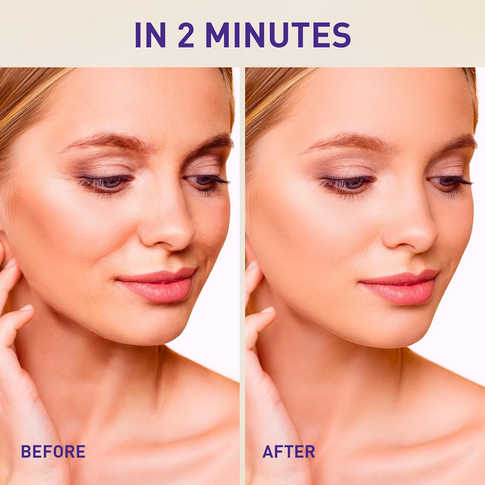 Enaskin Naturals before-after closeup demonstrating smoothness post-application