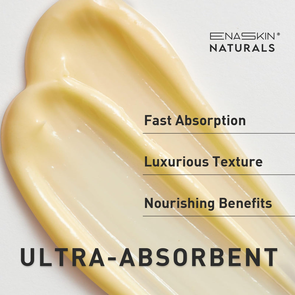 Enaskin Naturals Belly Firming Cream being applied to the belly
