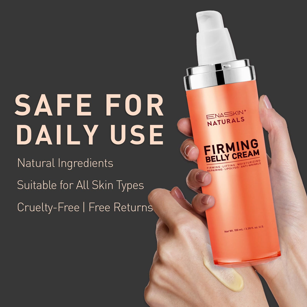 Enaskin Naturals Belly Firming Cream texture closeup