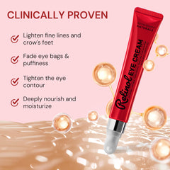 Applying EnaSkin eye cream around the eyes promotes smooth texture