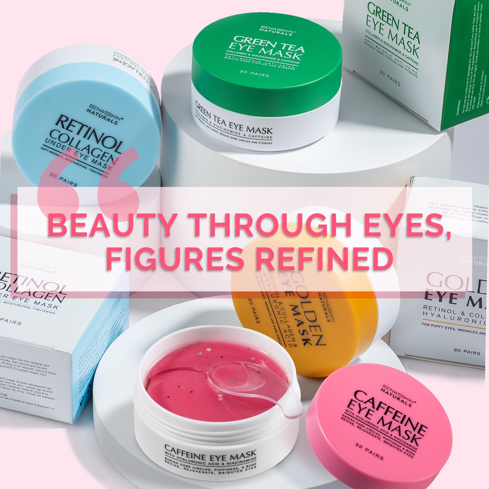 Enaskin Naturals gift pink pack mom night worker image conveying a thoughtful soothing moment.