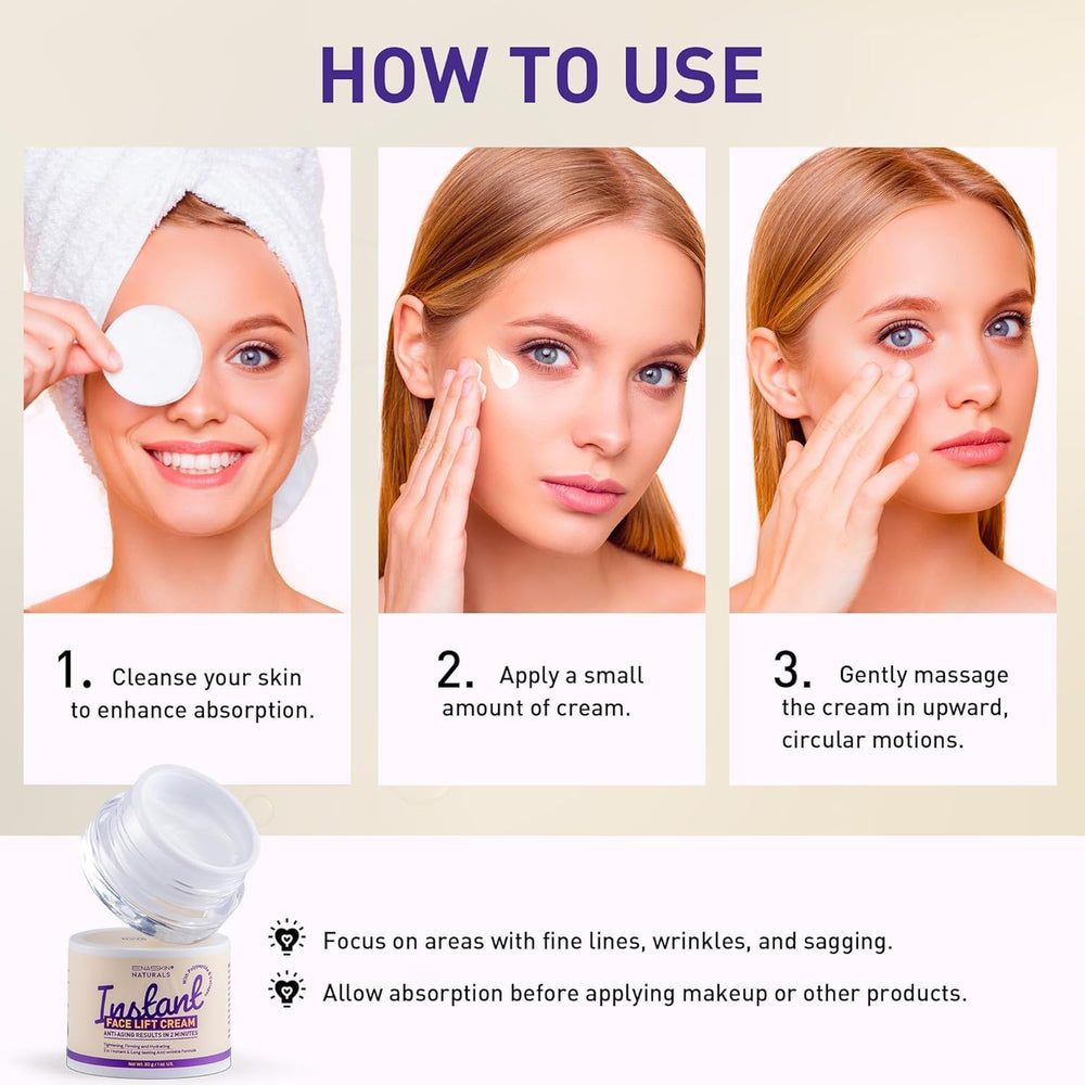 Enaskin Naturals luxury-cream packaging and label highlighting natural ingredients