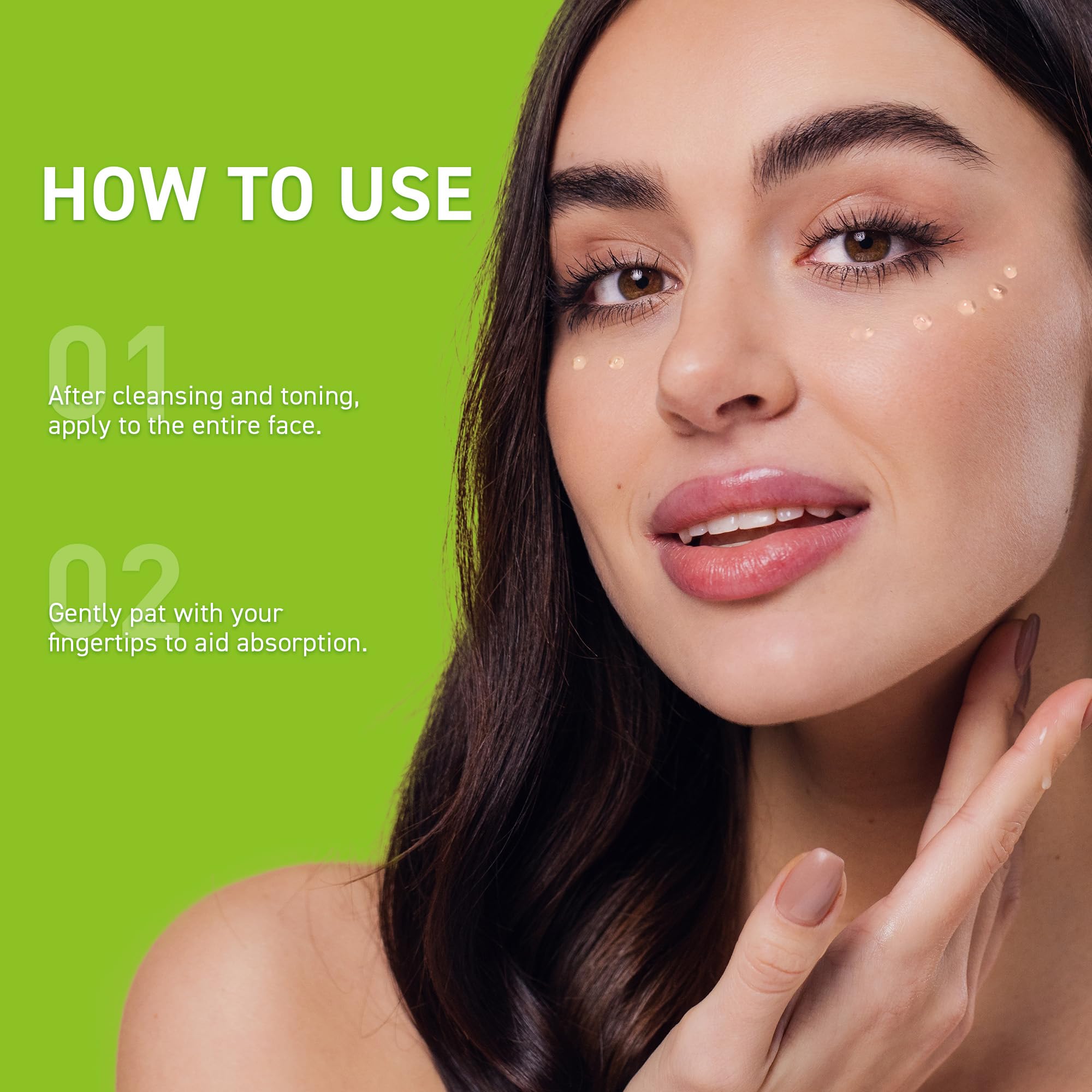 Enaskin Naturals mature-skin application scene suggests day and night glow