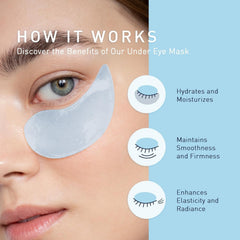Enaskin Naturals retinol collagen eye patches package shows a convenient 20-minute routine.