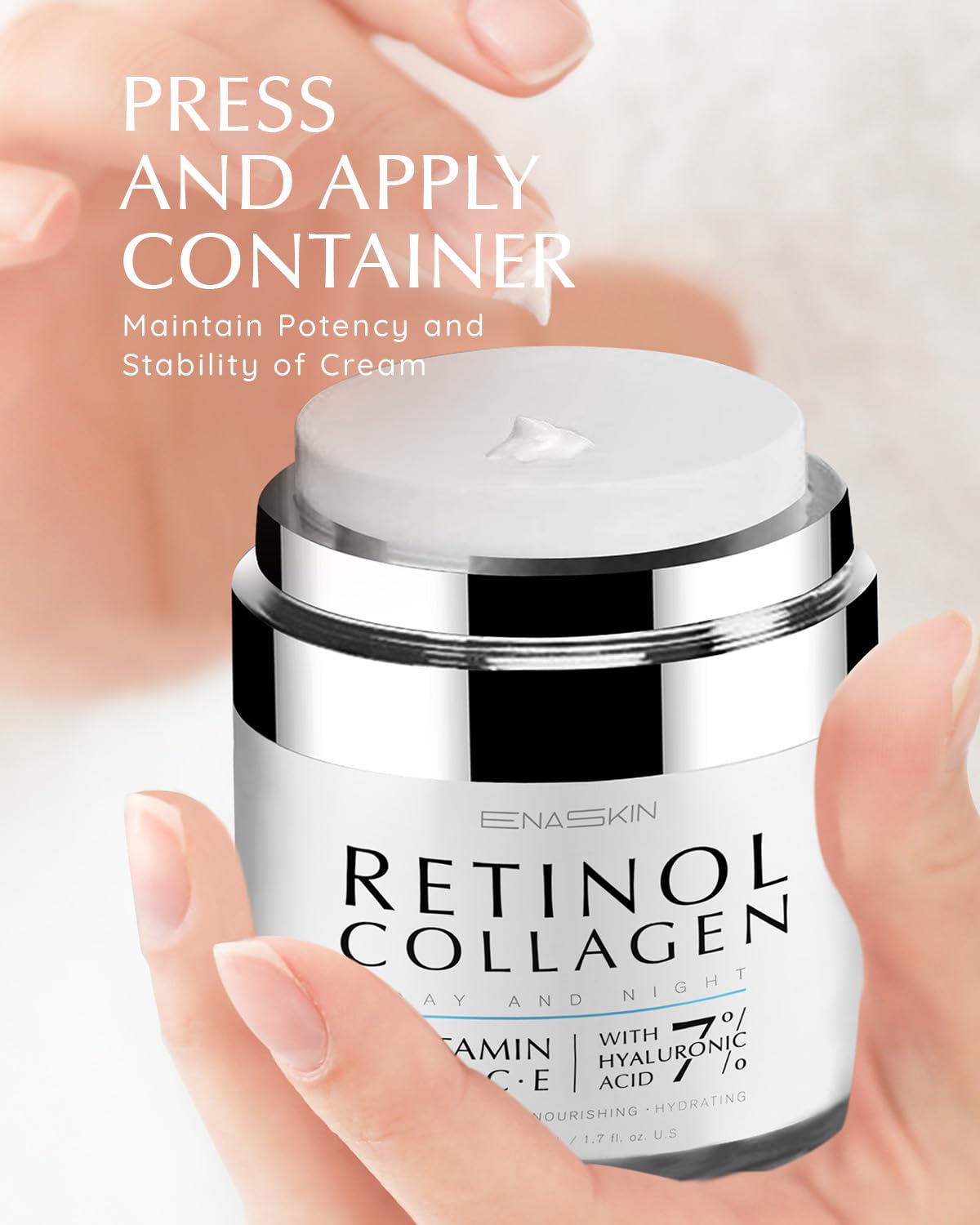enaskin anti-aging cream helps reduce visible pore appearance.