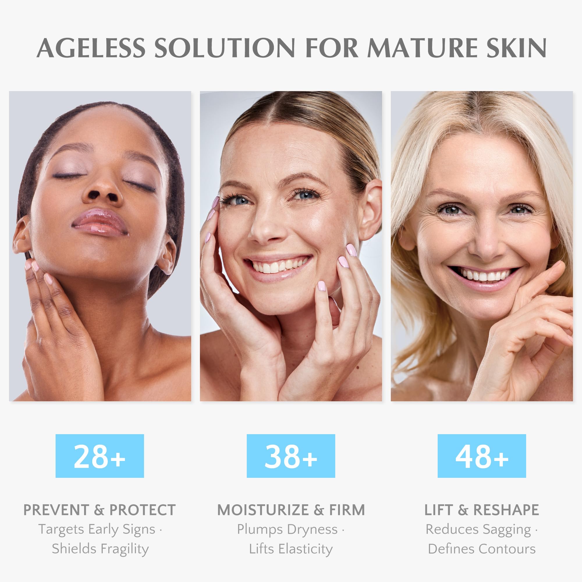 EnaSkin cream texture close-up highlights smoothing and hydration.
