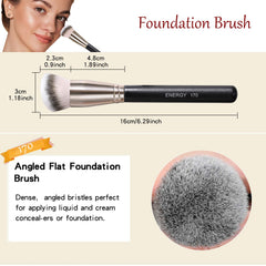 ENERGY precision concealer brush 270mini targets under-eye and fine lines.