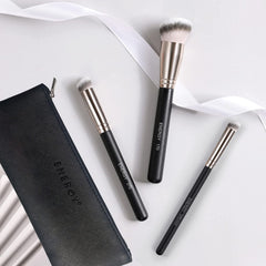 ENERGY Kabuki foundation brush 170 with angled head for streak-free coverage.