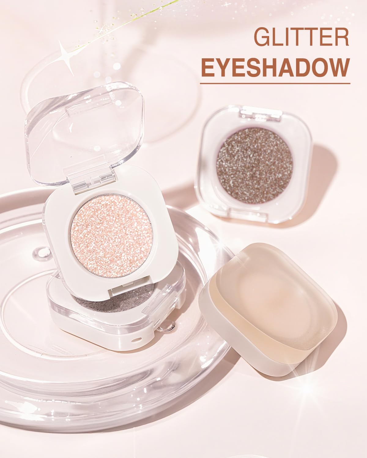 Enfuntins single shimmer eyeshadow packaging-cap closeup emphasizes premium design