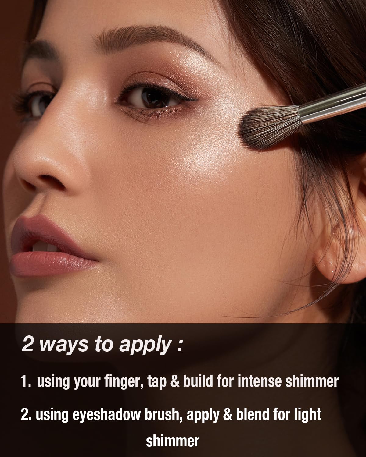 Enfuntins single shimmer eyeshadow party-look glow suitable for evening sparkle