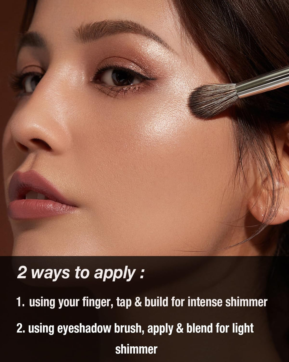 Enfuntins single shimmer eyeshadow party-look glow suitable for evening sparkle
