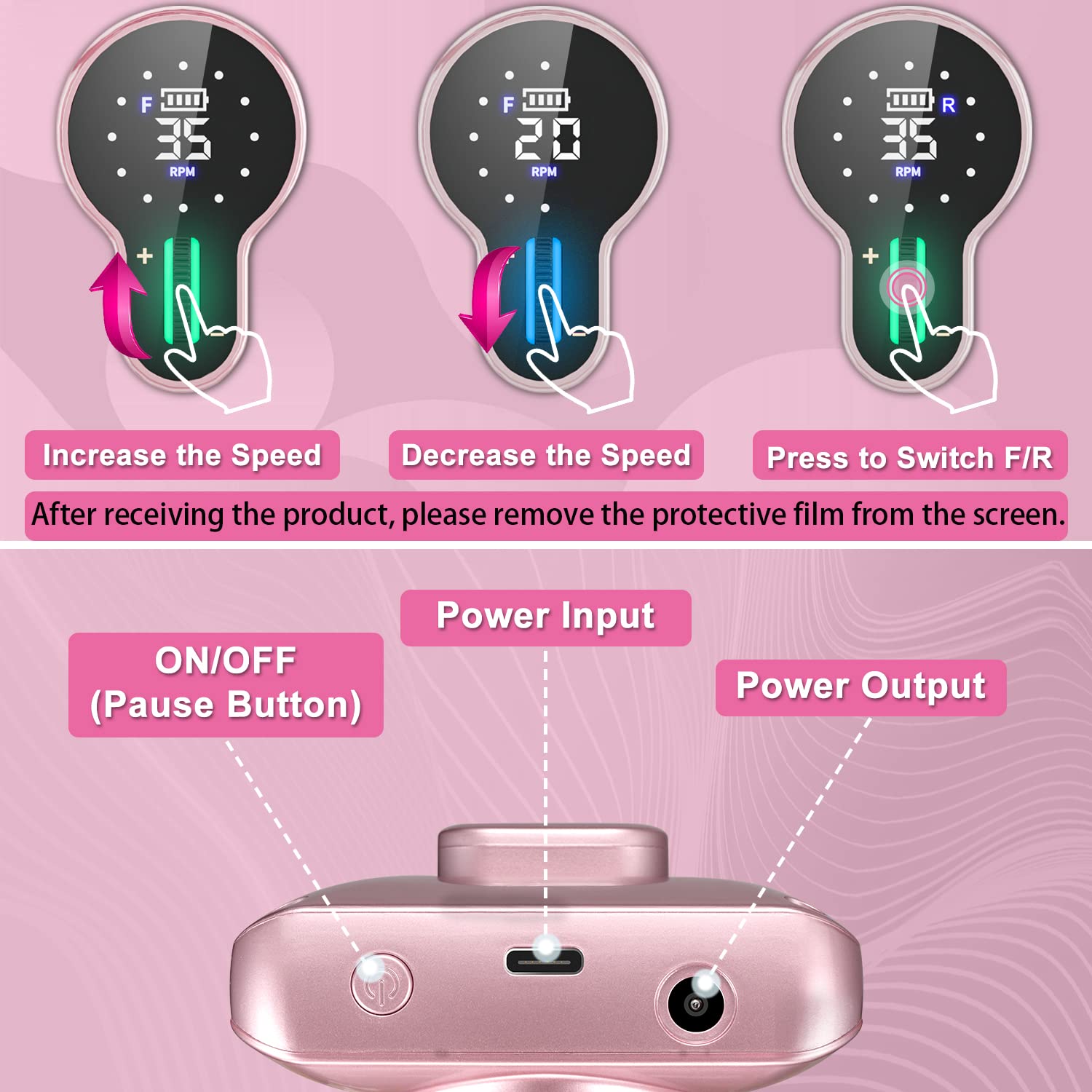 engerwall high-torque performance helps buff and shape nails with consistent results
