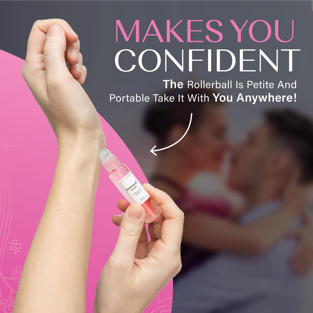 Enhanced Scents Alloura bottle closeup highlights premium finish and user-friendly cap.