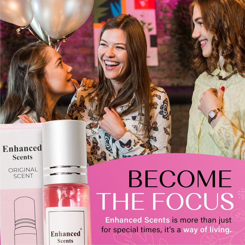 Enhanced Scents Alloura skin diffusion captures subtle aroma that lasts.