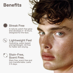 ENHANSE Hyaluronic Acid boosted formula hydrates the skin while tan builds