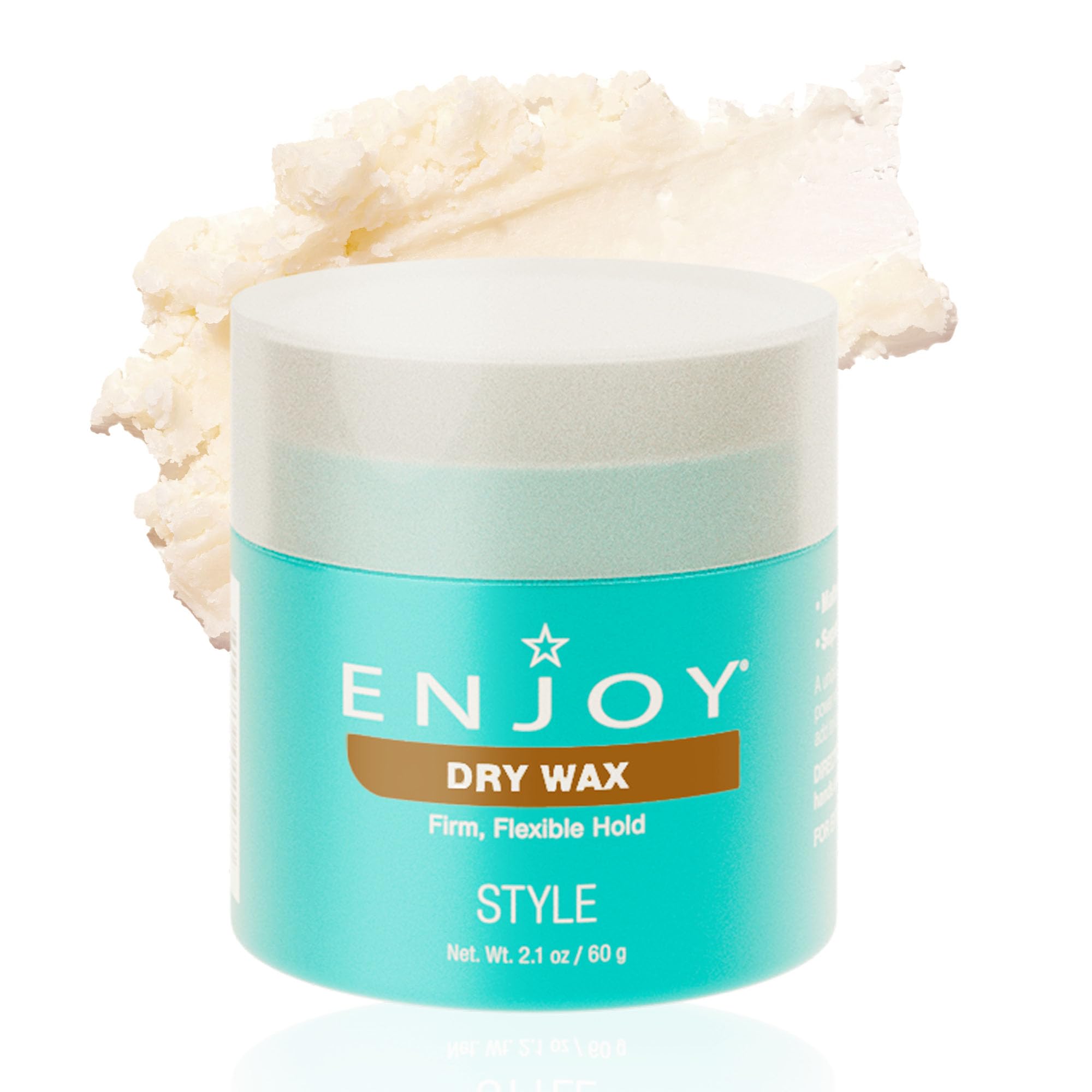 Enjoy Dry Wax natural matte finish for a non-greasy, refined look.