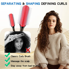 Enjoy Holiday 1981 hair brush removable pad for easy cleaning and hygiene