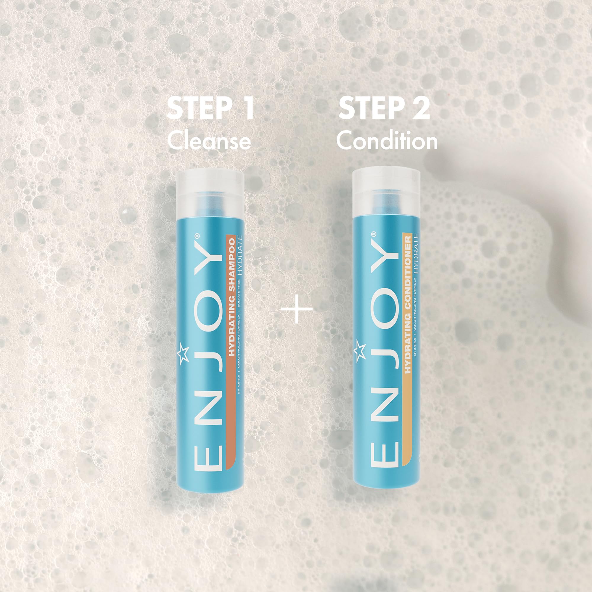 Enjoy Hydrating Shampoo weightless cleanse for everyday freshness.