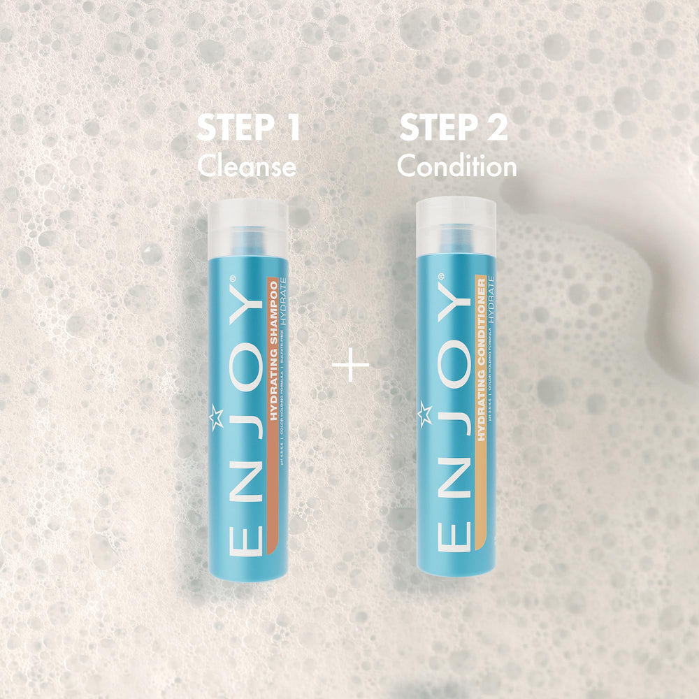 Enjoy Hydrating Shampoo weightless cleanse for everyday freshness.
