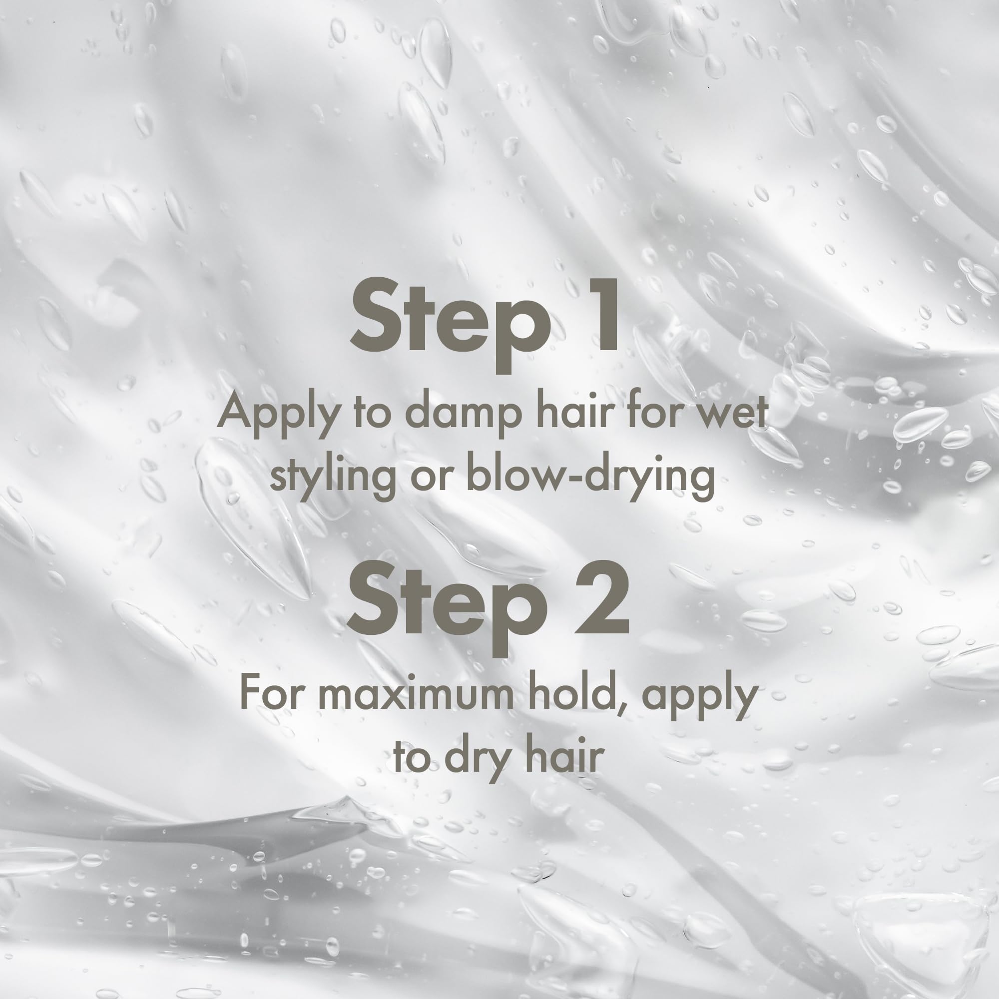 Enjoy Strong Holding Gel finish-closeup indicates an alcohol-free polished finish