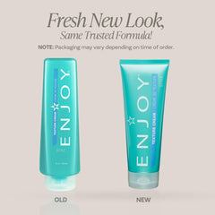 Enjoy Texture Cream color-safe-formula supports color brilliance and fade resistance.