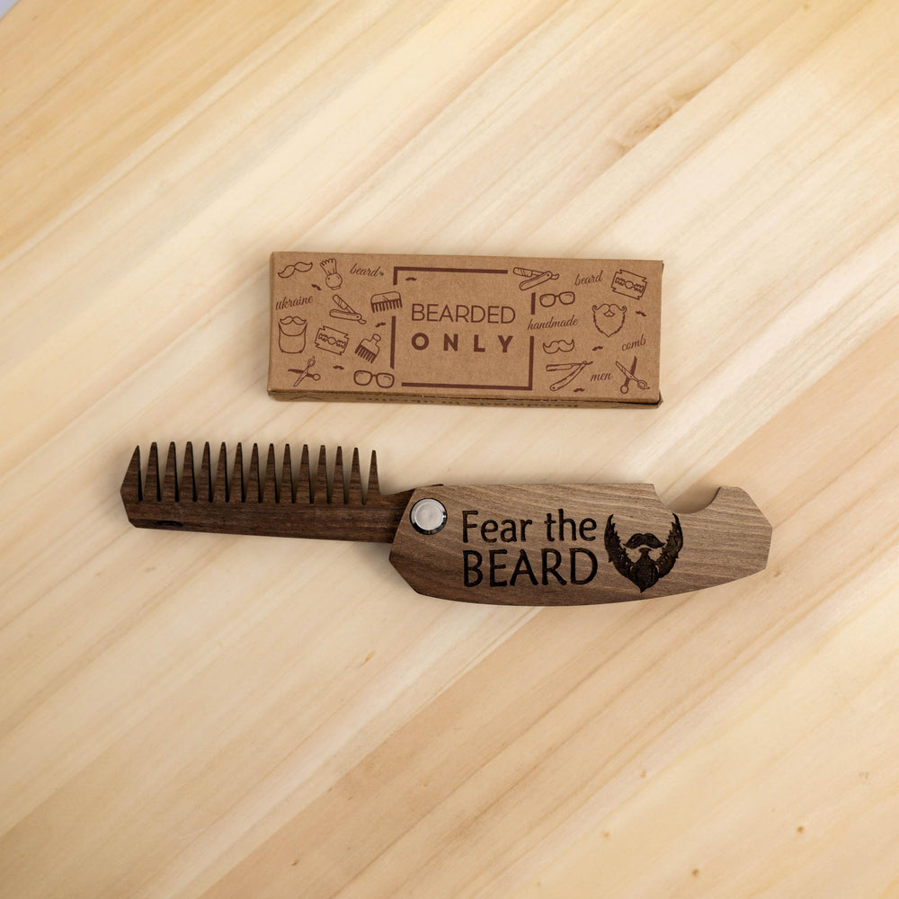 Enjoy The Wood beard care tool ideal for gifts and daily maintenance