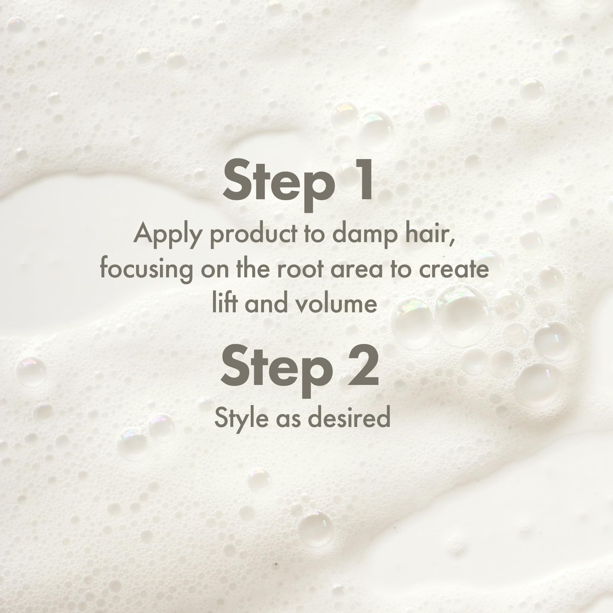 Enjoy Volumizing Mousse dispensing cap image suggests easy mess-free use
