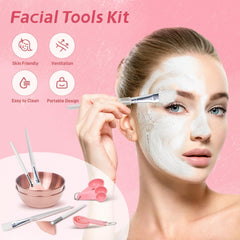 Entei white-handled mask applicators deliver clean, even coverage during at-home facials.