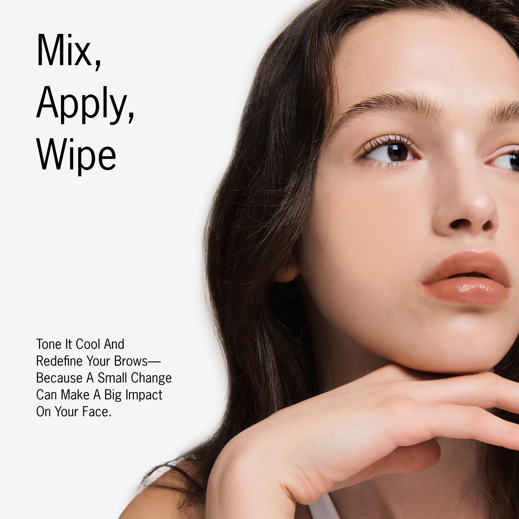Entropy Make Up brow-precision-applicator demonstrates easy tinting for professional-looking arches.