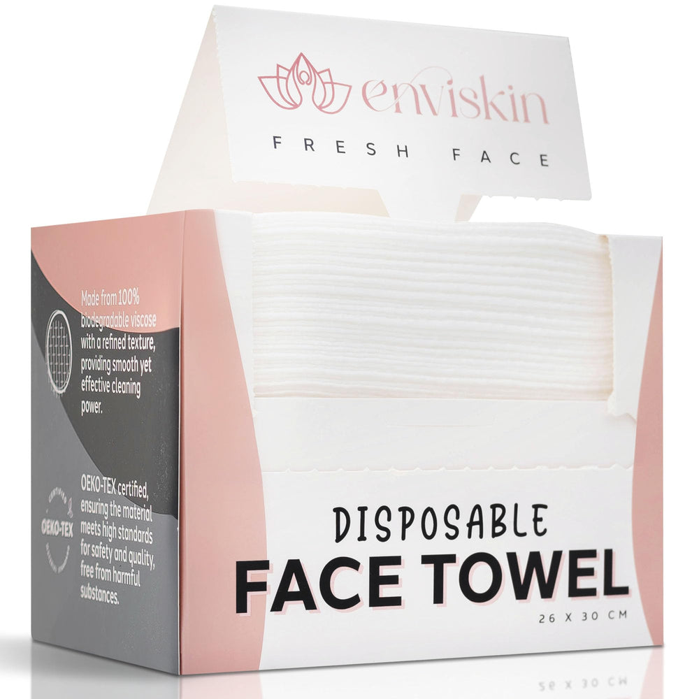 Enviskin Fresh Face Towels with soft texture for gentle cleansing