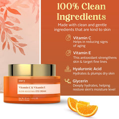 Envy Under Eye Cream being applied demonstrates gentle massage for a rested under-eye appearance.