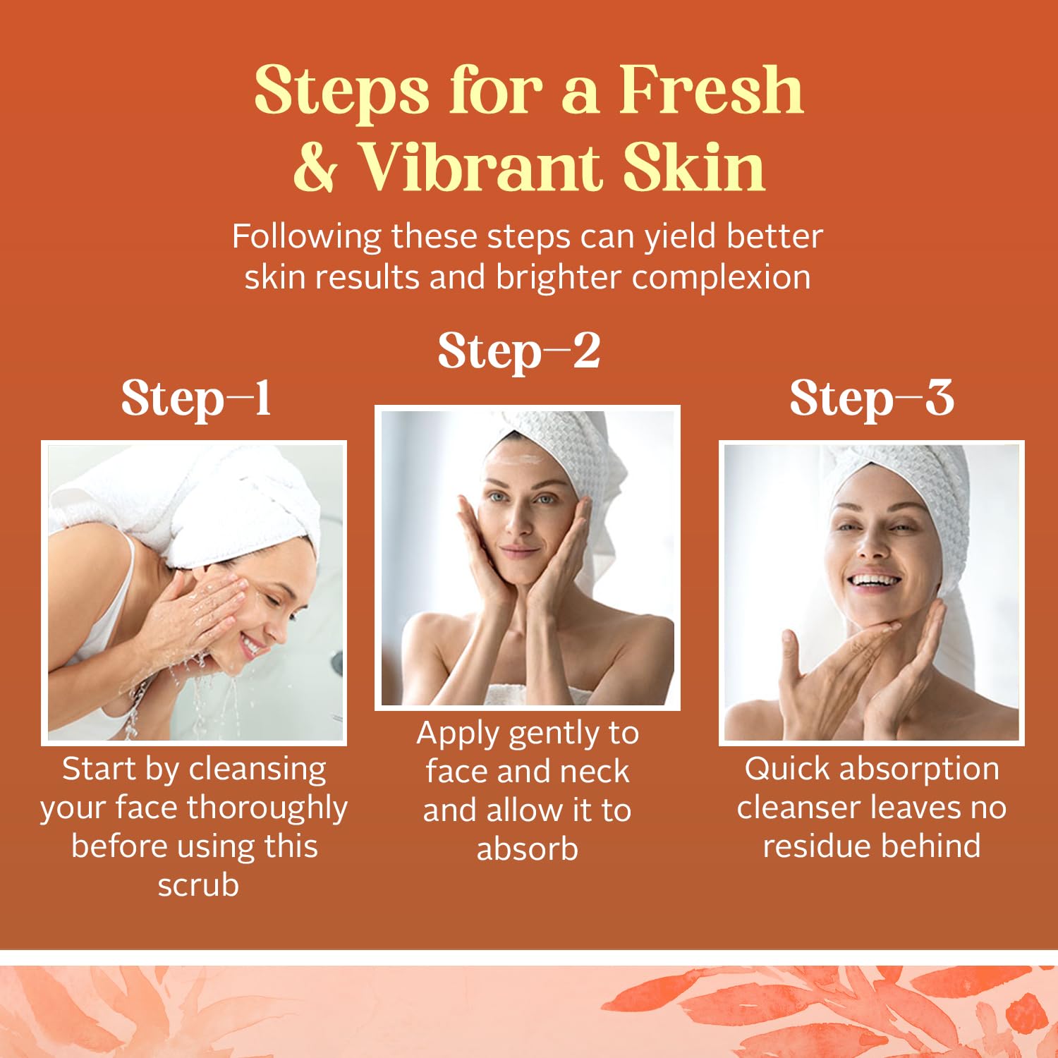 Envy Vitamin C and Turmeric Face Scrub ingredients closeup highlights vitamin C and turmeric benefits.