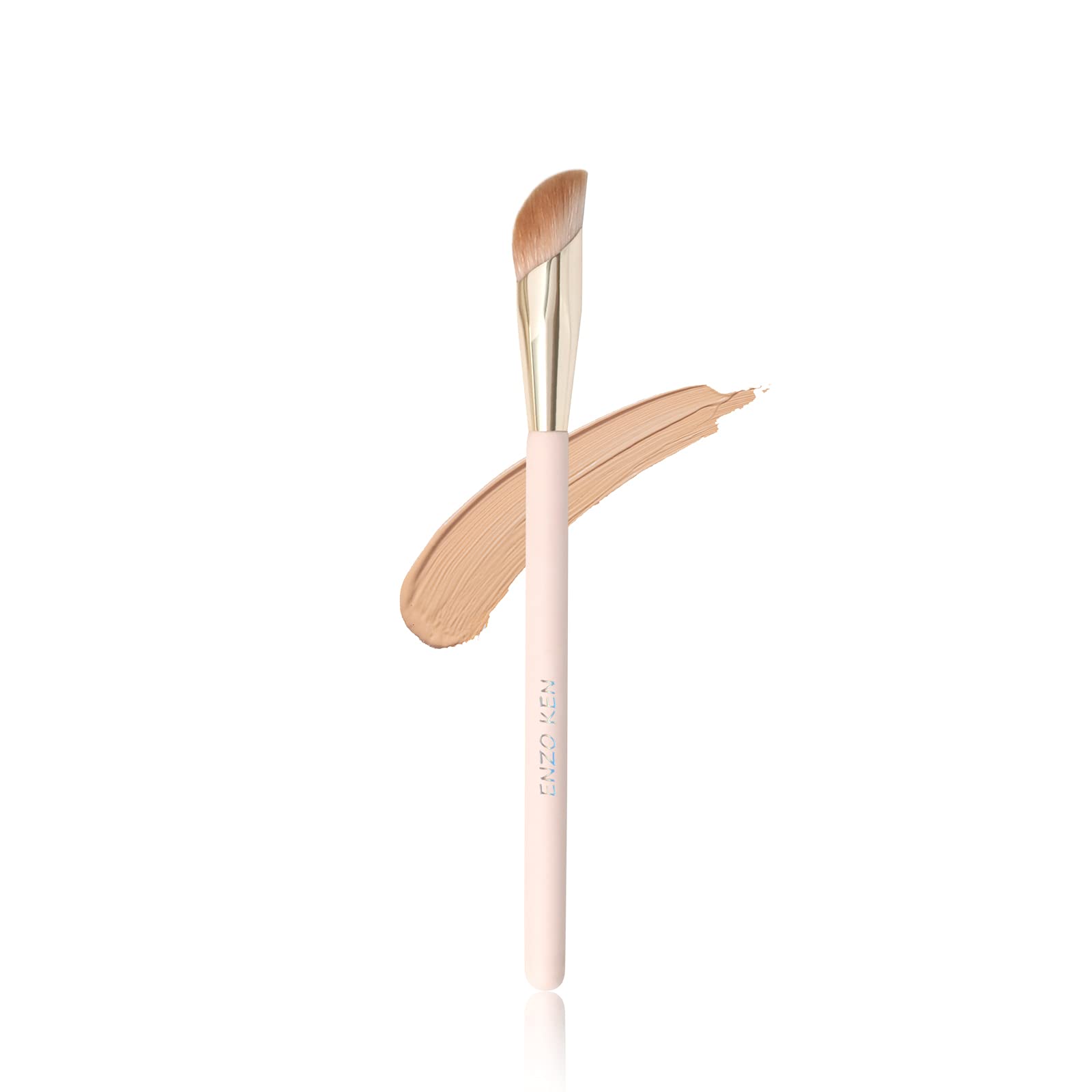 ENZO KEN angled concealer brush under-eye for precise coverage and smooth blending.