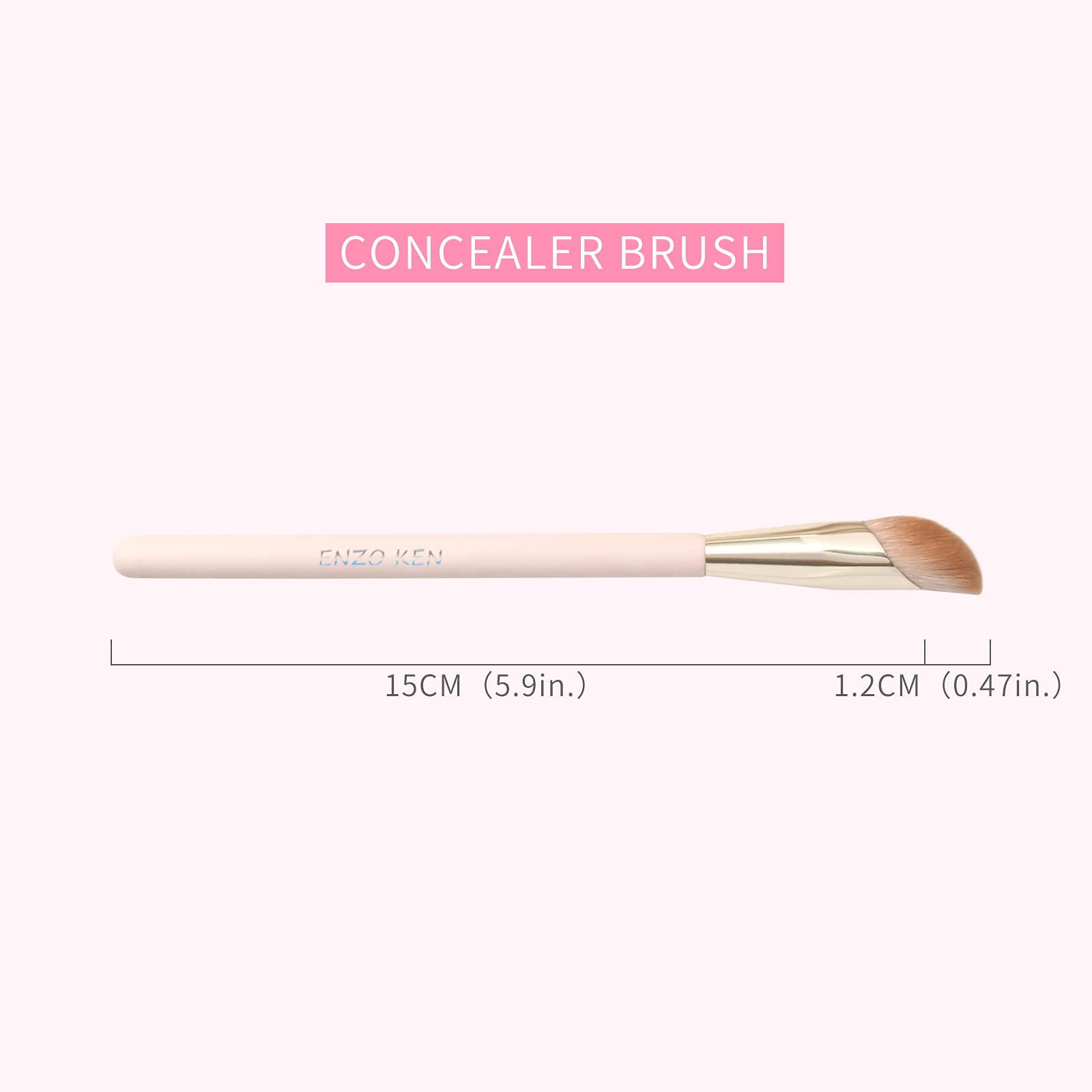ENZO KEN flawless seamless application for puffy eyes and dark circles with concealer.