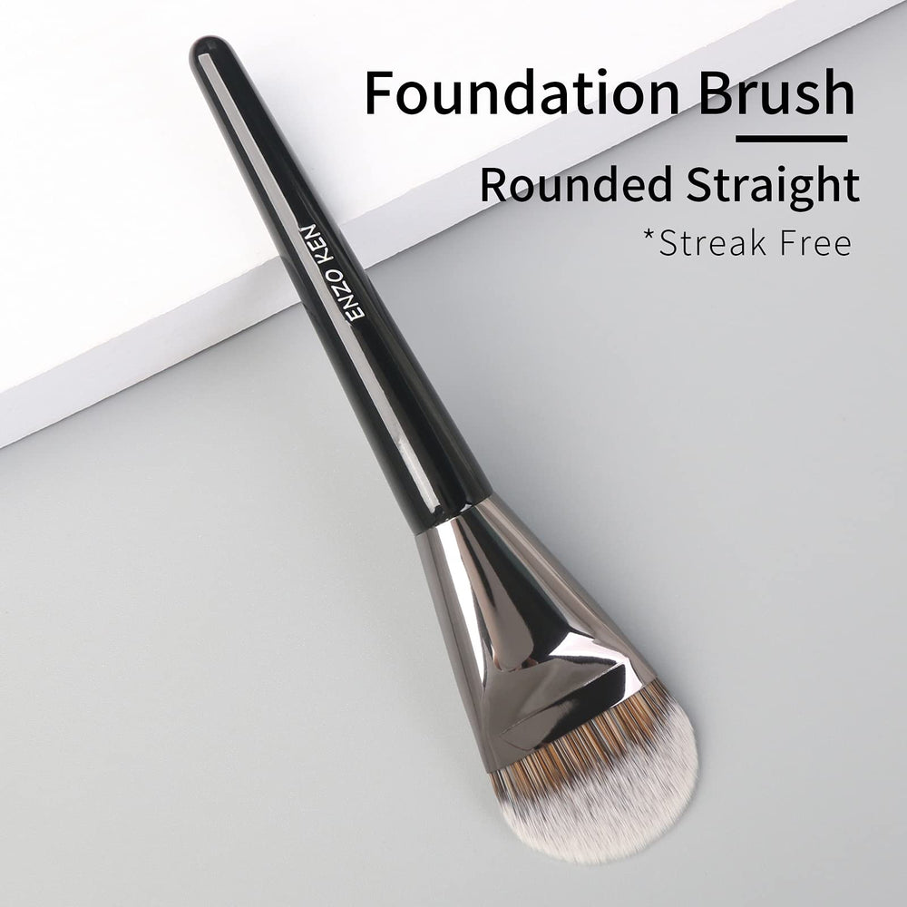 ENZO KEN plant synthetic hair detail for gentle, streak-free makeup application