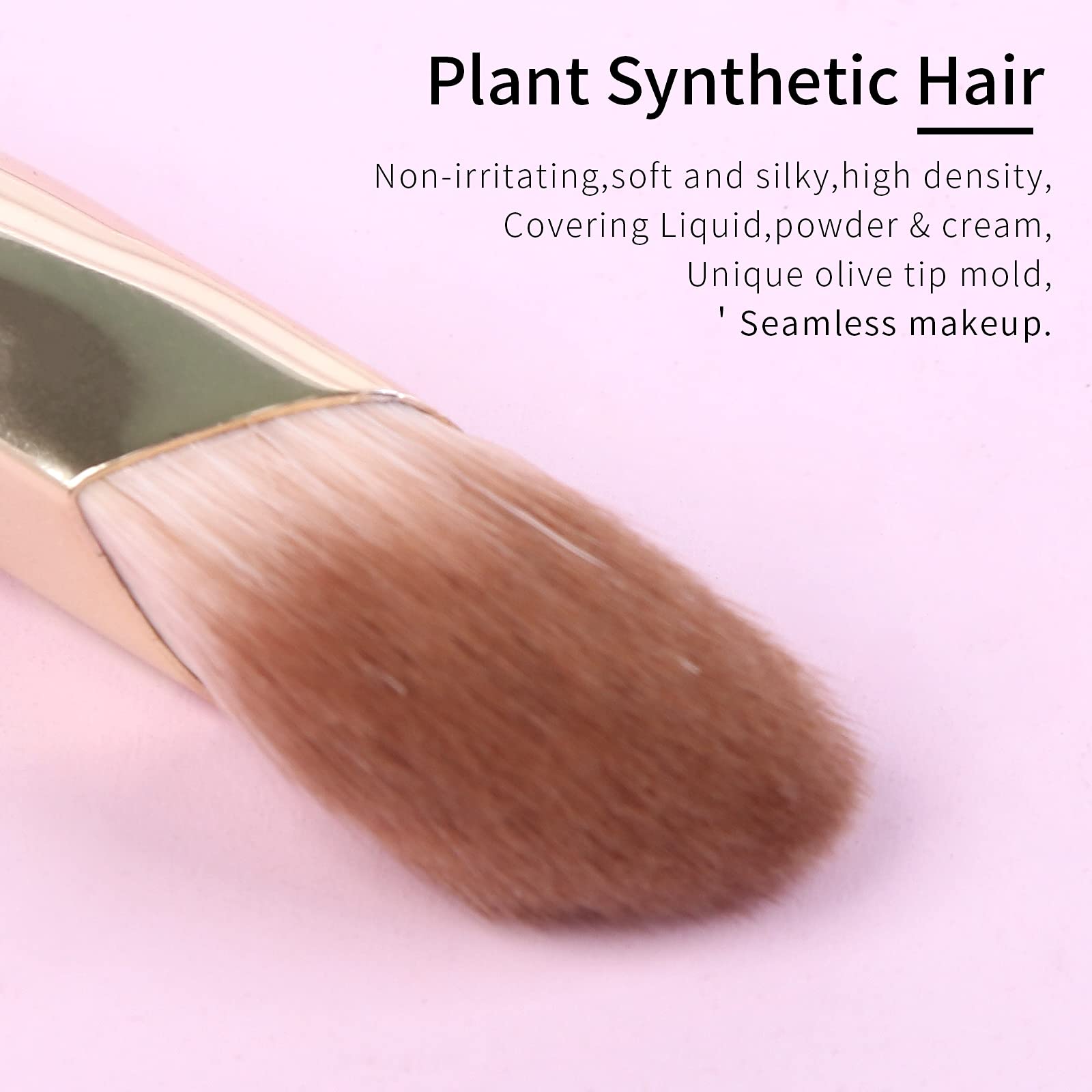 ENZO KEN small concealer brush under-eye for delicate spot blending and brightening.